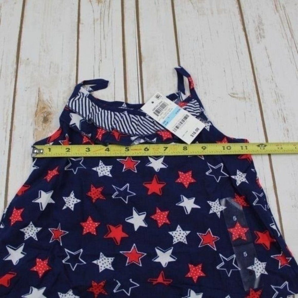 Epic Threads Little Girls Printed Ruffle-Trim Tank Top Size 5 - Picture 7 of 8